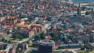 View over Aarhus